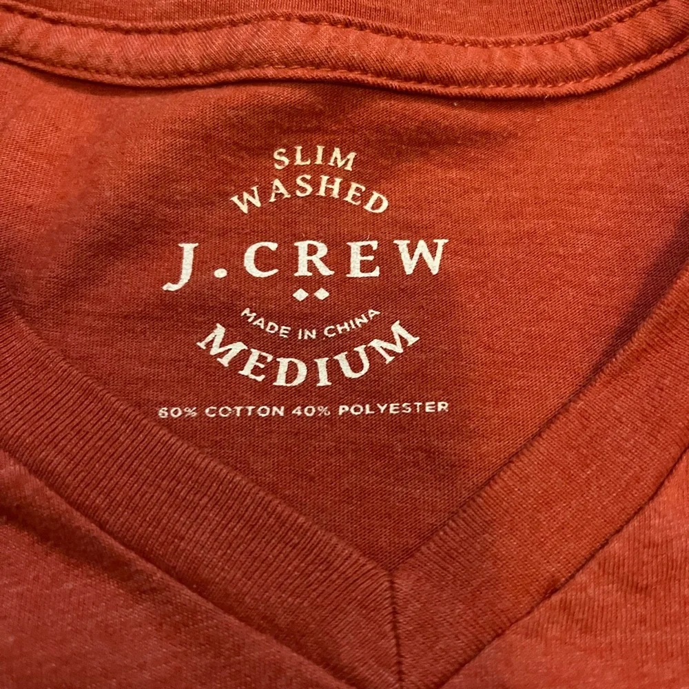 J crew orange Tshirt Size Medium